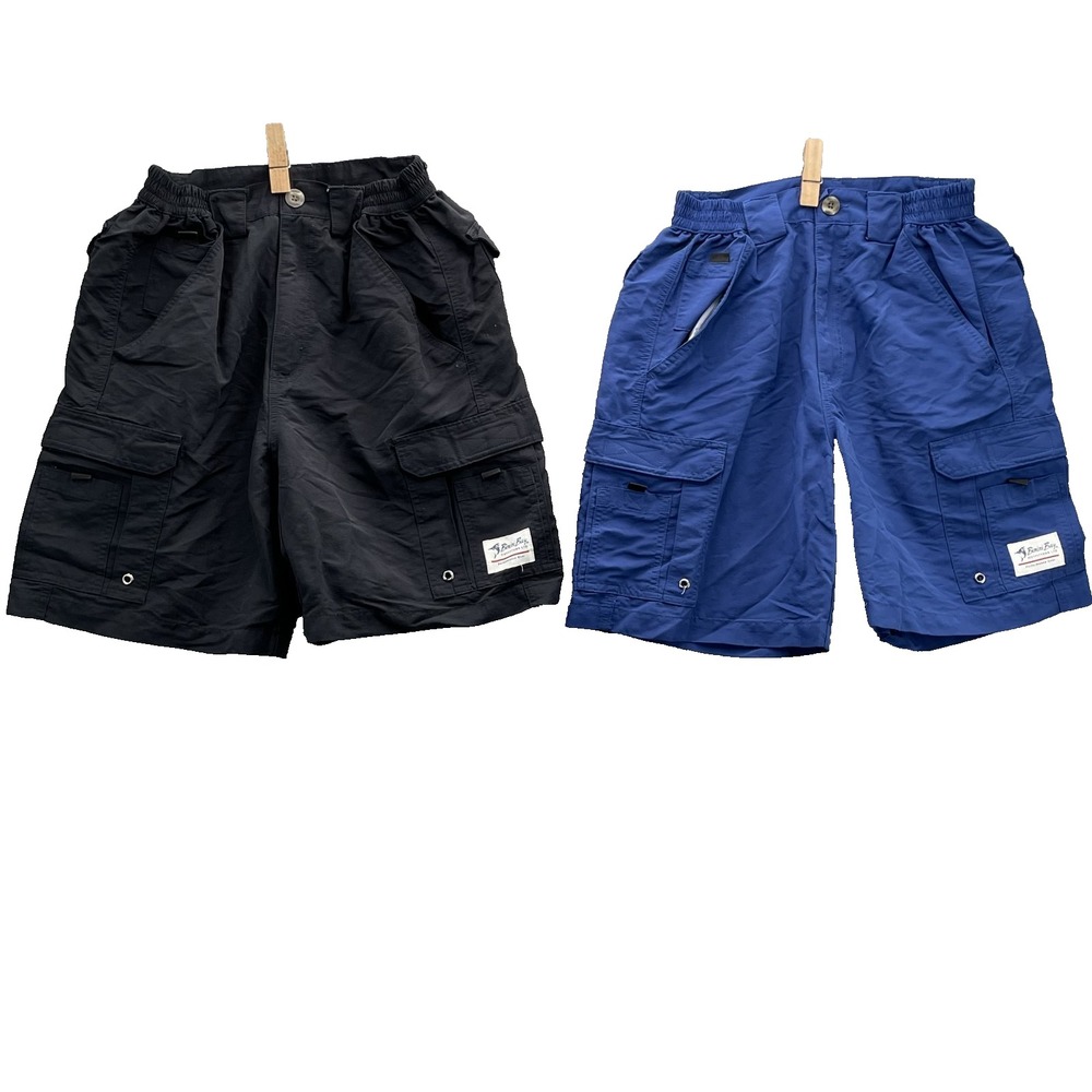 Bimini Bay Cargo Shorts Lot (2) Men's 30 Performance Fishing Gear Retro Gorpcore